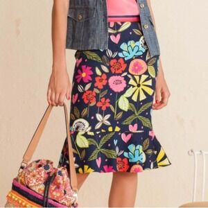 TRINA TURK | Women's Floral Flounced Flare Skirt